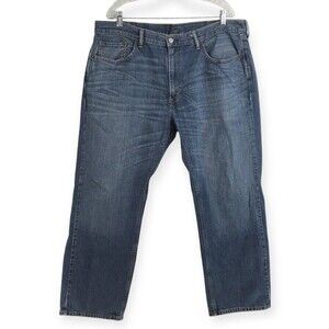 Levi's 550 Mens Size 40x30 Blue Regular Fit Straight Leg 100% Cotton Denim